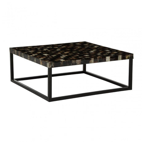Shelby Mother of Pearl top Square Coffee Table