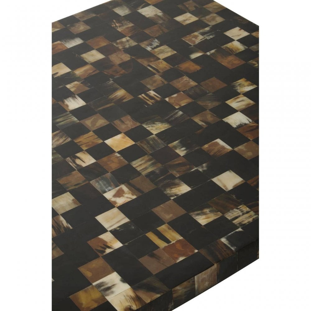 Shelby Mother of Pearl top Square Coffee Table