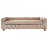 Sienna Coffee Velvet 3 Seat Sofa