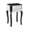 Ashley 1 Drawer Mirrored Glass Side Table