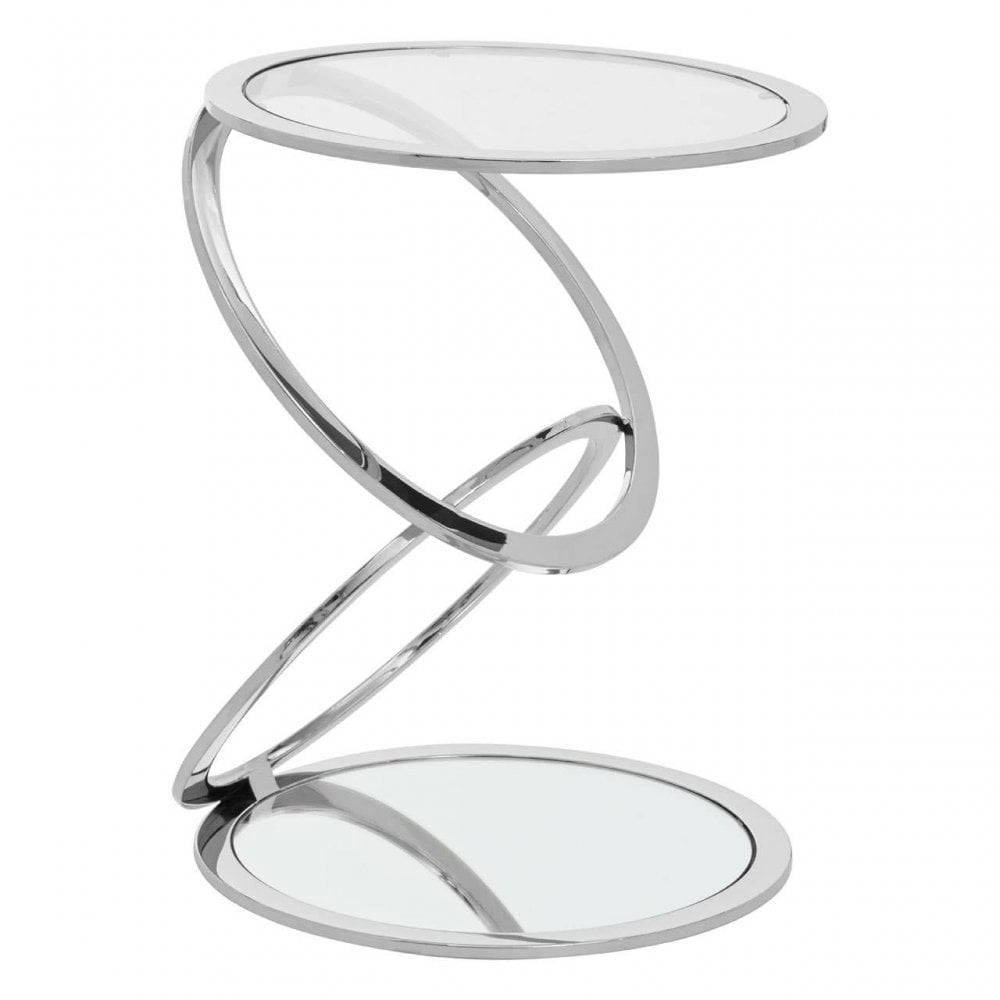 Belmore Clear Glass End Table