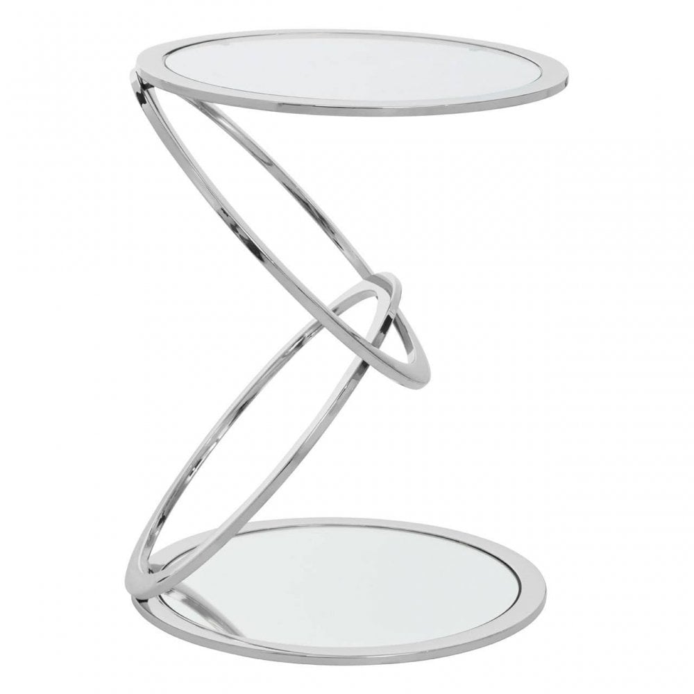 Belmore Clear Glass End Table