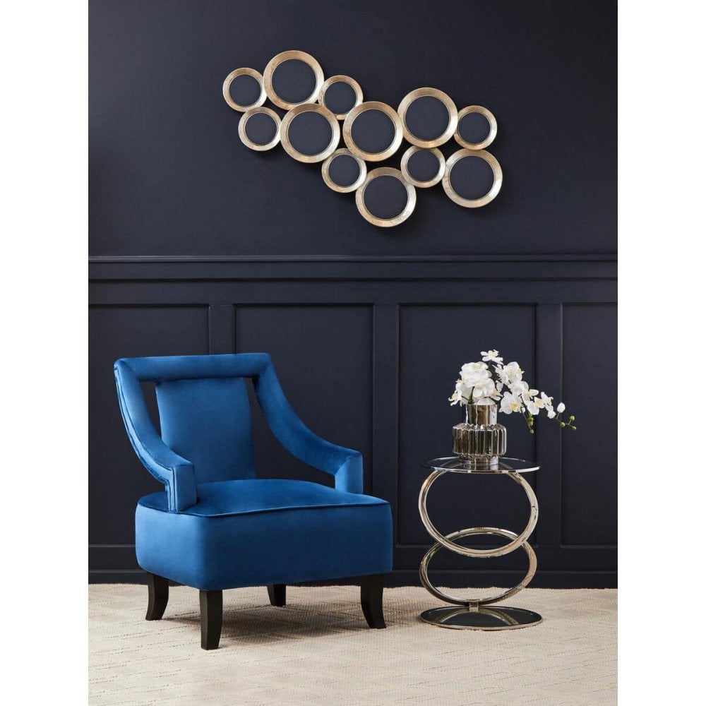 Belmore Clear Glass End Table