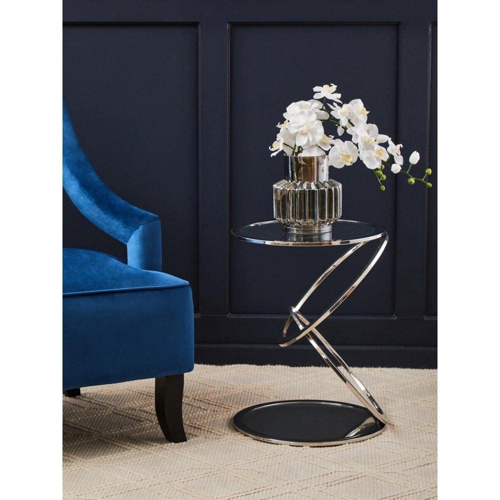 Belmore Clear Glass End Table