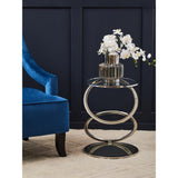 Belmore Clear Glass End Table