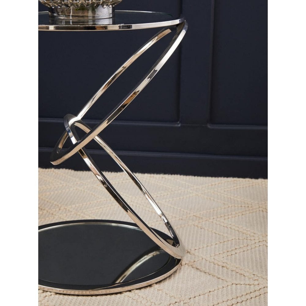 Belmore Clear Glass End Table