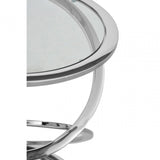 Belmore Clear Glass End Table