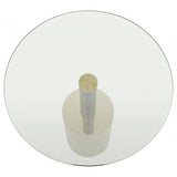 Belmore End Table With Warm Metallic Base