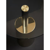 Belmore End Table With Warm Metallic Base