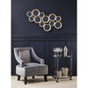 Belmore White Glass Bar Trolley