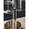 Belmore White Glass Bar Trolley