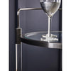 Belmore White Glass Bar Trolley