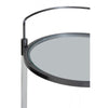Belmore White Glass Bar Trolley