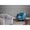Celeste Velvet Chair With Gold Wood Legs