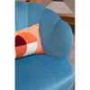 Celeste Velvet Chair With Gold Wood Legs