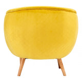 Mercer Yellow Fabric Chair