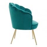 Marlow Velvet Scalloped Chair