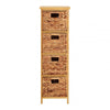 Hampton 4 Basket Drawers Natural Water Storage Unit