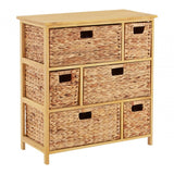 Hampton 6 Basket Drawers Natural Water Storage Unit