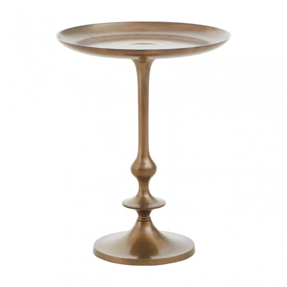 Addison Small Antique Brass Side Table