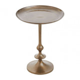 Addison Small Antique Brass Side Table