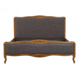 Ashton Grey Fabric Super Kingsize Bed