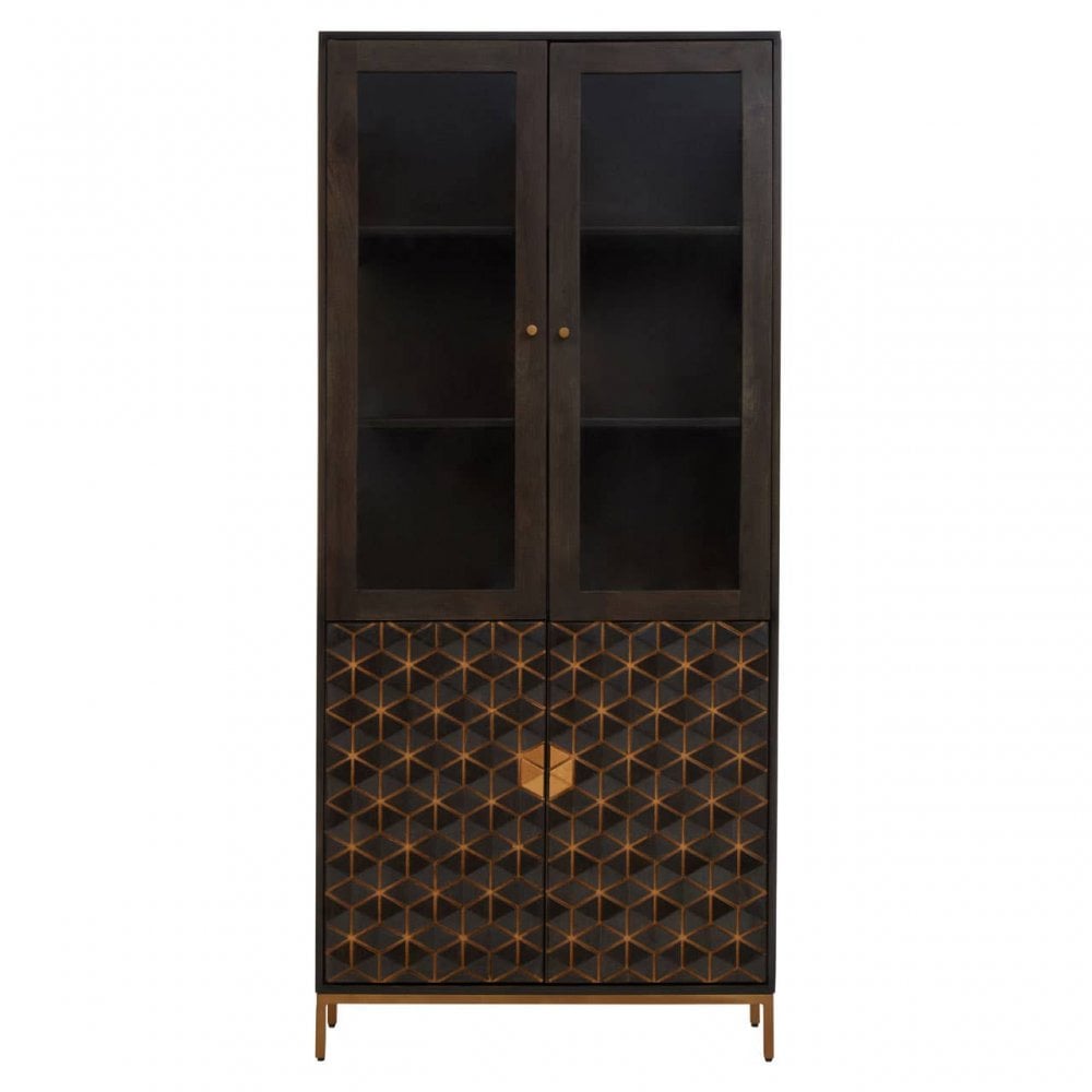 Sterling Patina Grey Cabinet