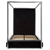 Kensington Black Velvet Bed