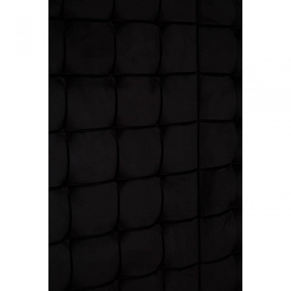 Kensington Black Velvet Bed
