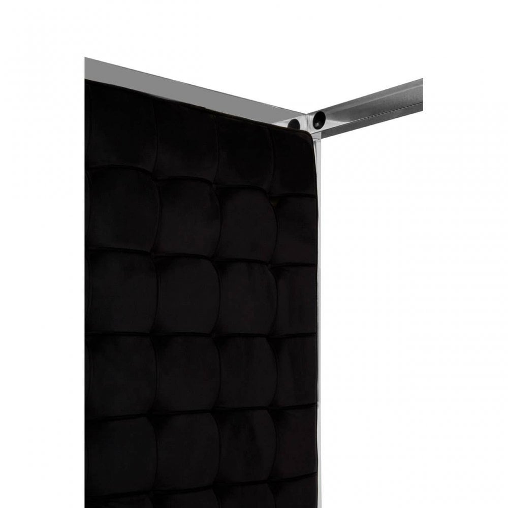 Kensington Black Velvet Bed
