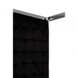 Kensington Black Velvet Bed