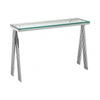 Kensington Clear Glass Console Table