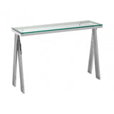 Kensington Clear Glass Console Table