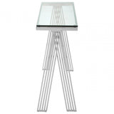 Kensington Clear Glass Console Table
