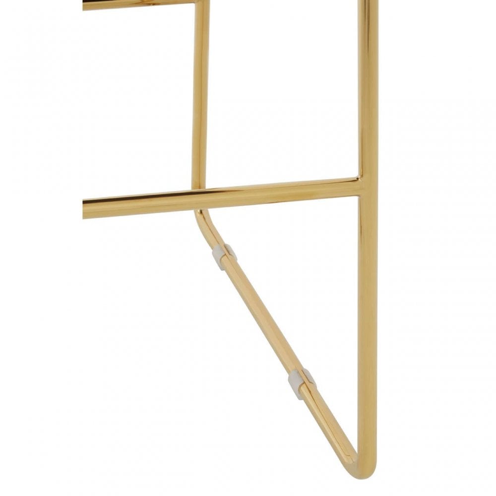 Kensington Mink Velvet And Gold Bar Stool