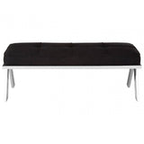Kensington Silver Finish Bench