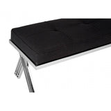Kensington Silver Finish Bench