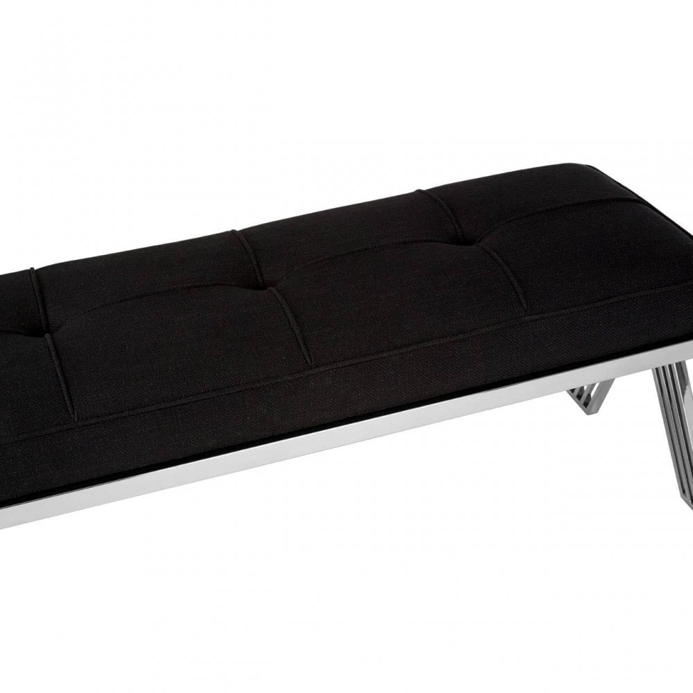 Kensington Silver Finish Bench