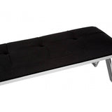 Kensington Silver Finish Bench