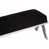 Kensington Silver Finish Bench