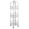 Kensington Silver Finish Cart
