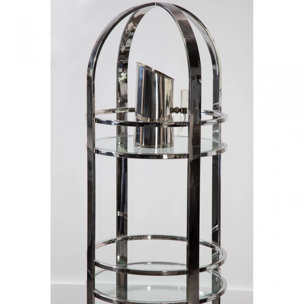 Kensington Silver Finish Cart
