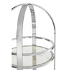 Kensington Silver Finish Cart
