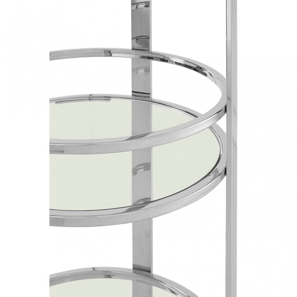 Kensington Silver Finish Cart