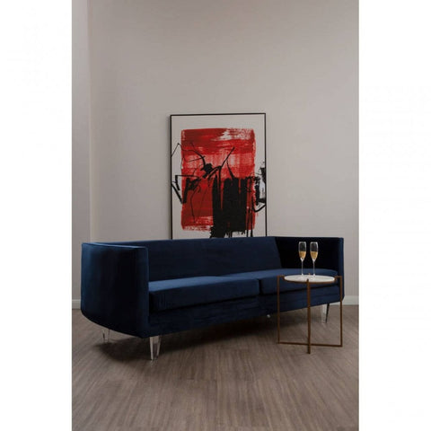 Carter Dark Blue Sofa