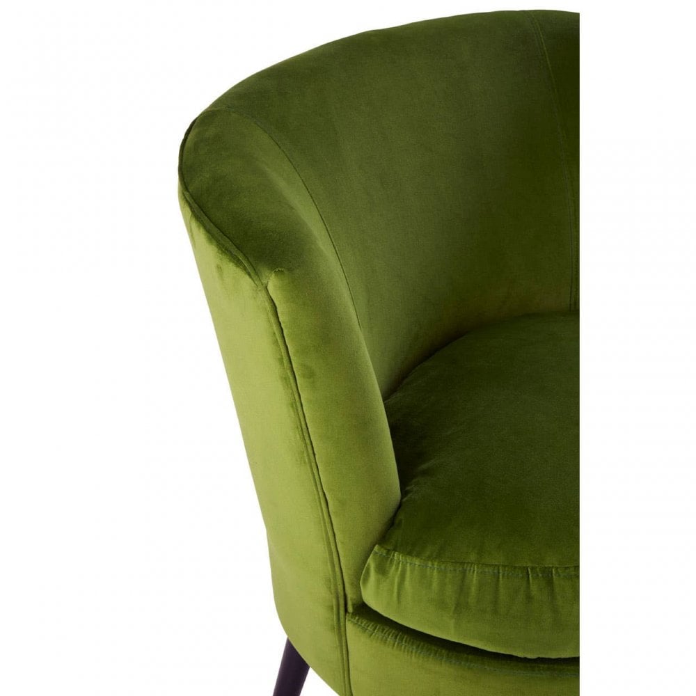 Carter Green Round Armchair