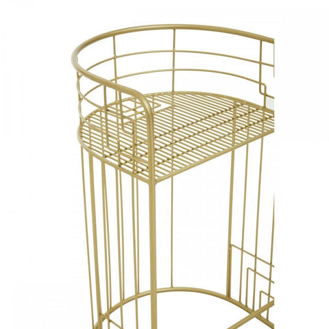 Elsie Gold Finish Lounge Chair