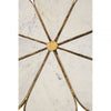 Elsie Petal Coffee Table With Marble Top