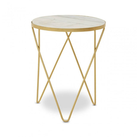 Elsie Side Table With Hairpin Legs