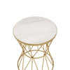 Elsie Side Table With Pinched Base